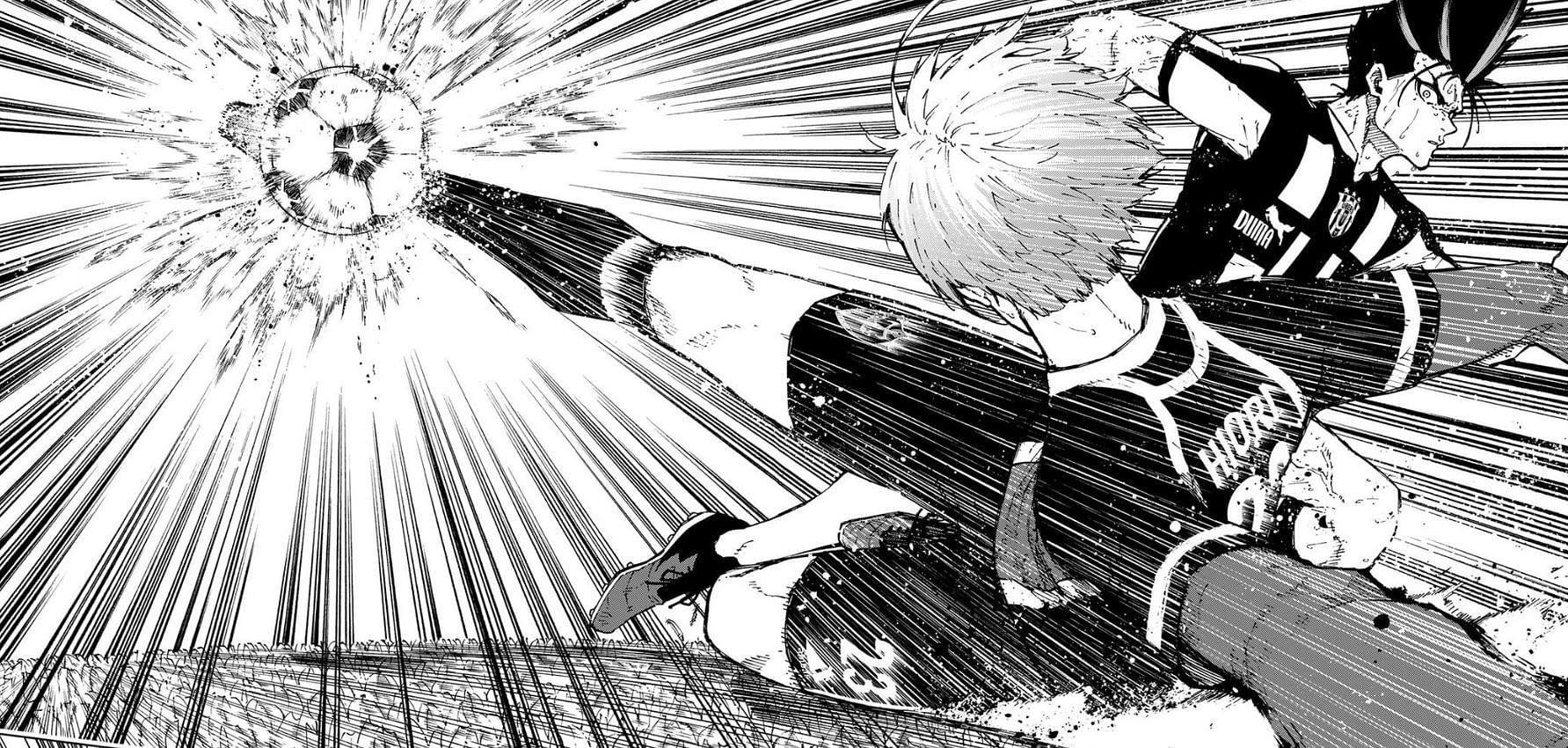 Hiori Yo and Barou as seen in Blue Lock manga (Image via Kodansha)